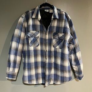 Vintage 90s Quilt lined flannel